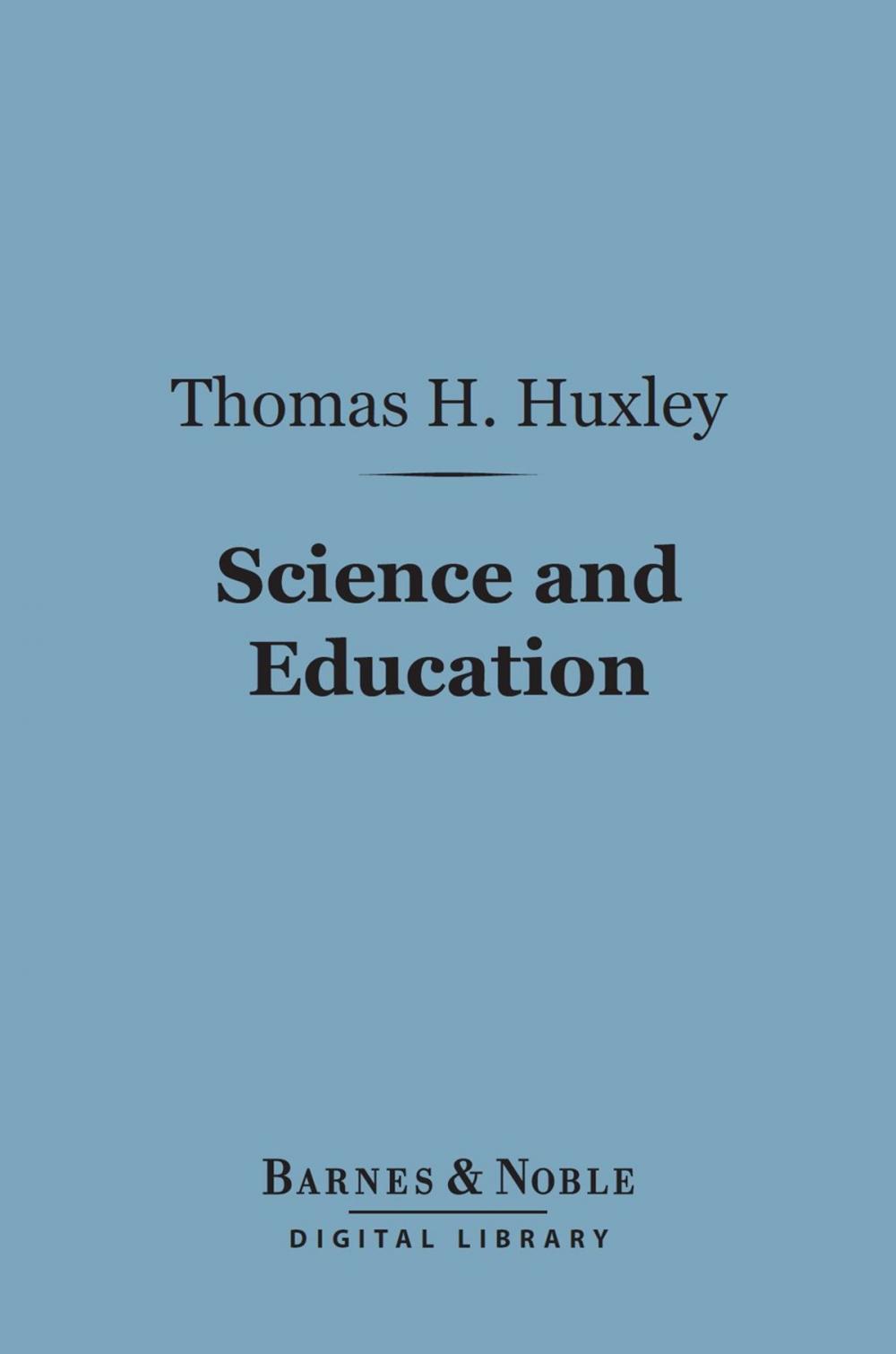 Big bigCover of Science and Education (Barnes & Noble Digital Library)