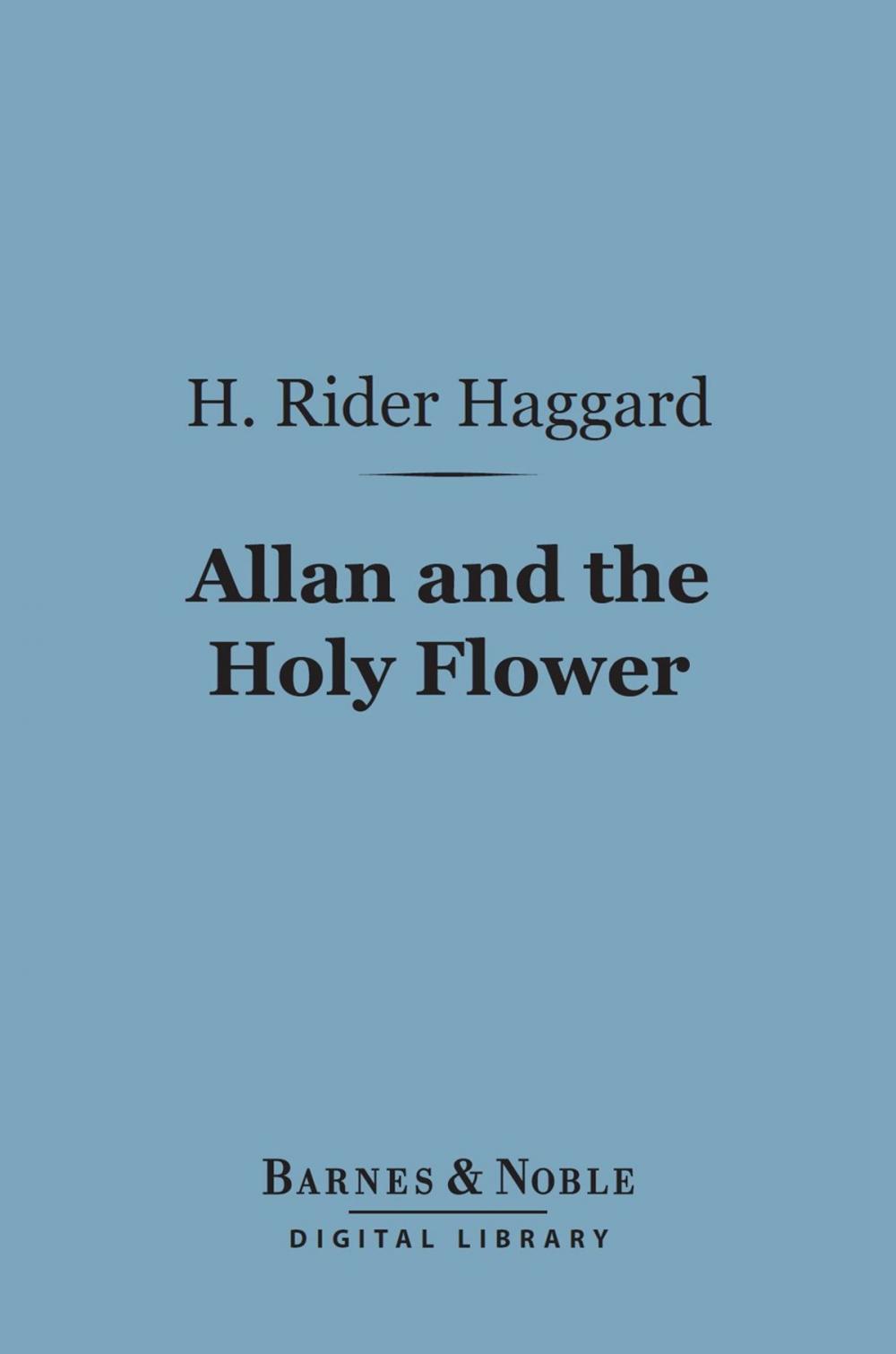 Big bigCover of Allan and the Holy Flower (Barnes & Noble Digital Library)