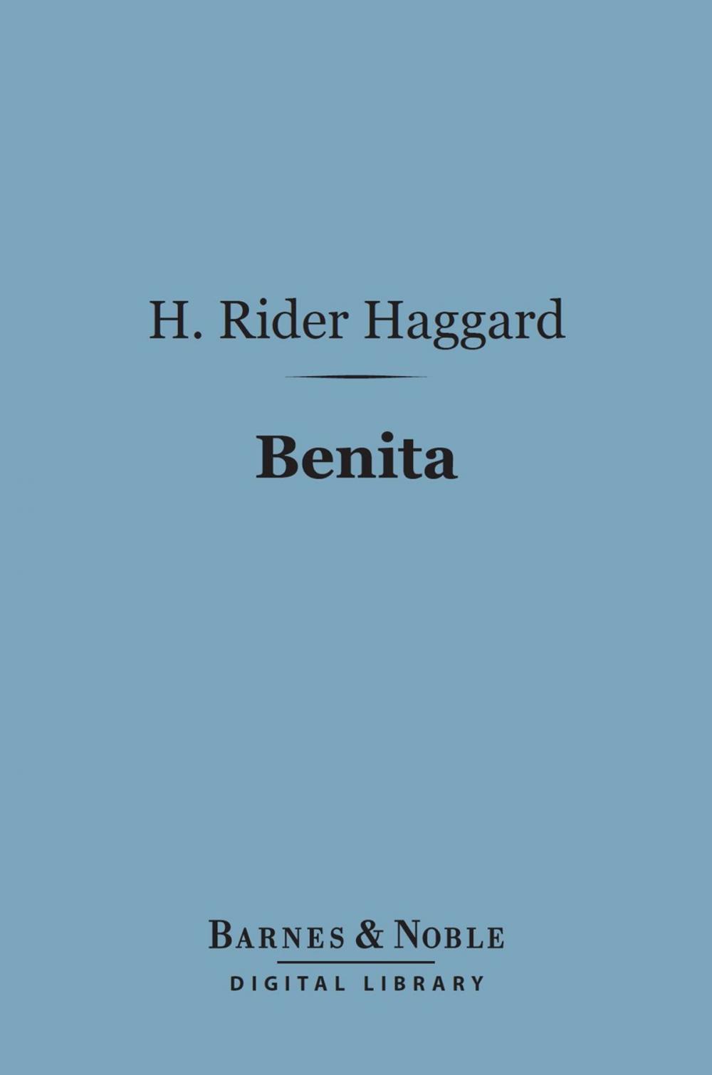 Big bigCover of Benita (Barnes & Noble Digital Library)