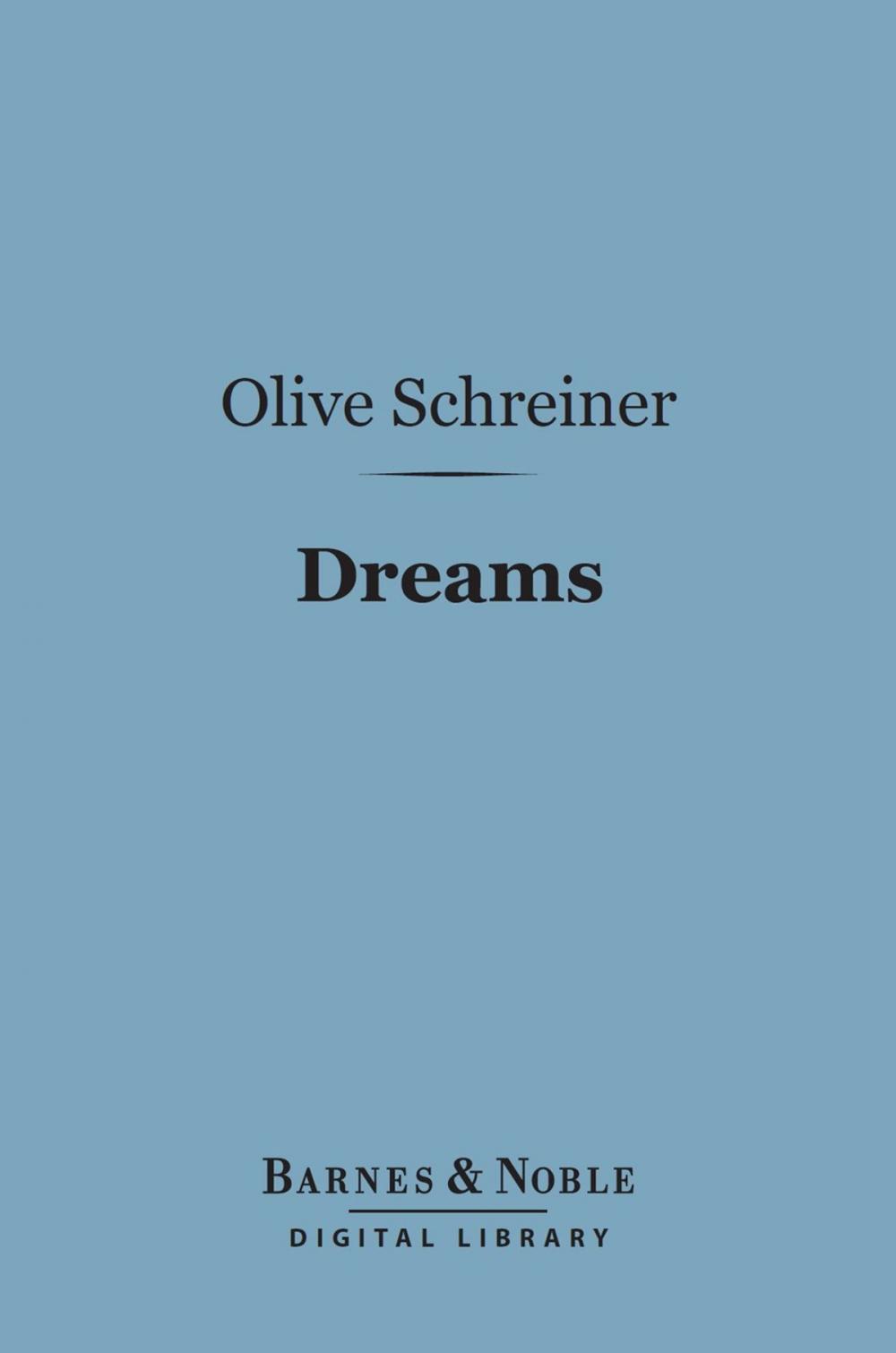 Big bigCover of Dreams (Barnes & Noble Digital Library)