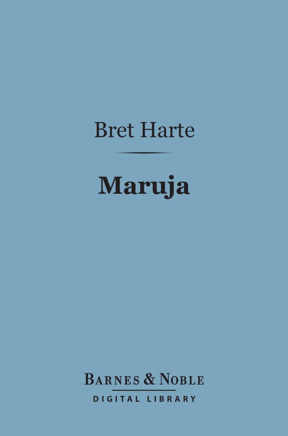 Big bigCover of Maruja (Barnes & Noble Digital Library)