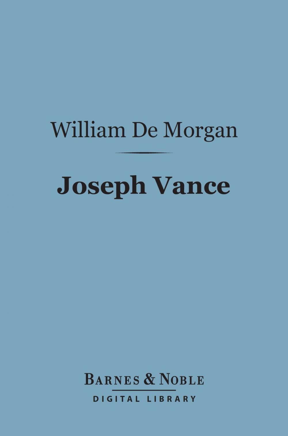 Big bigCover of Joseph Vance (Barnes & Noble Digital Library)