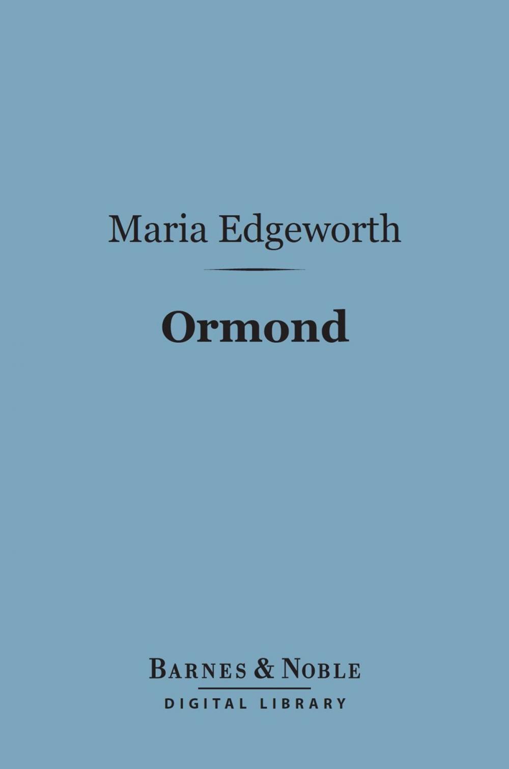 Big bigCover of Ormond (Barnes & Noble Digital Library)