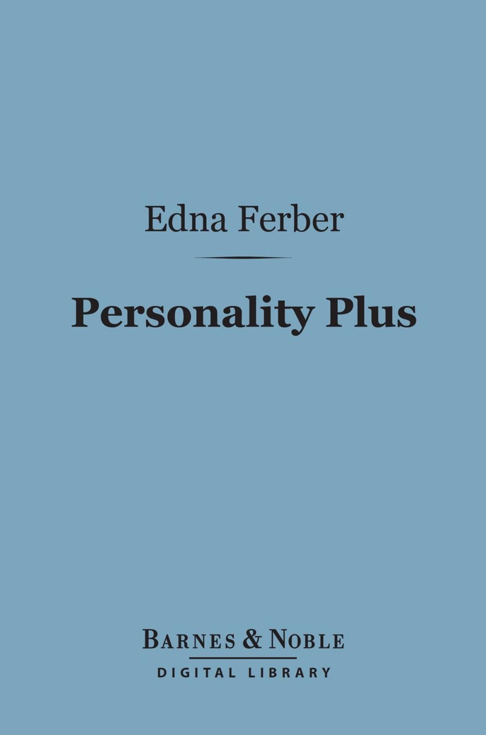 Big bigCover of Personality Plus (Barnes & Noble Digital Library)