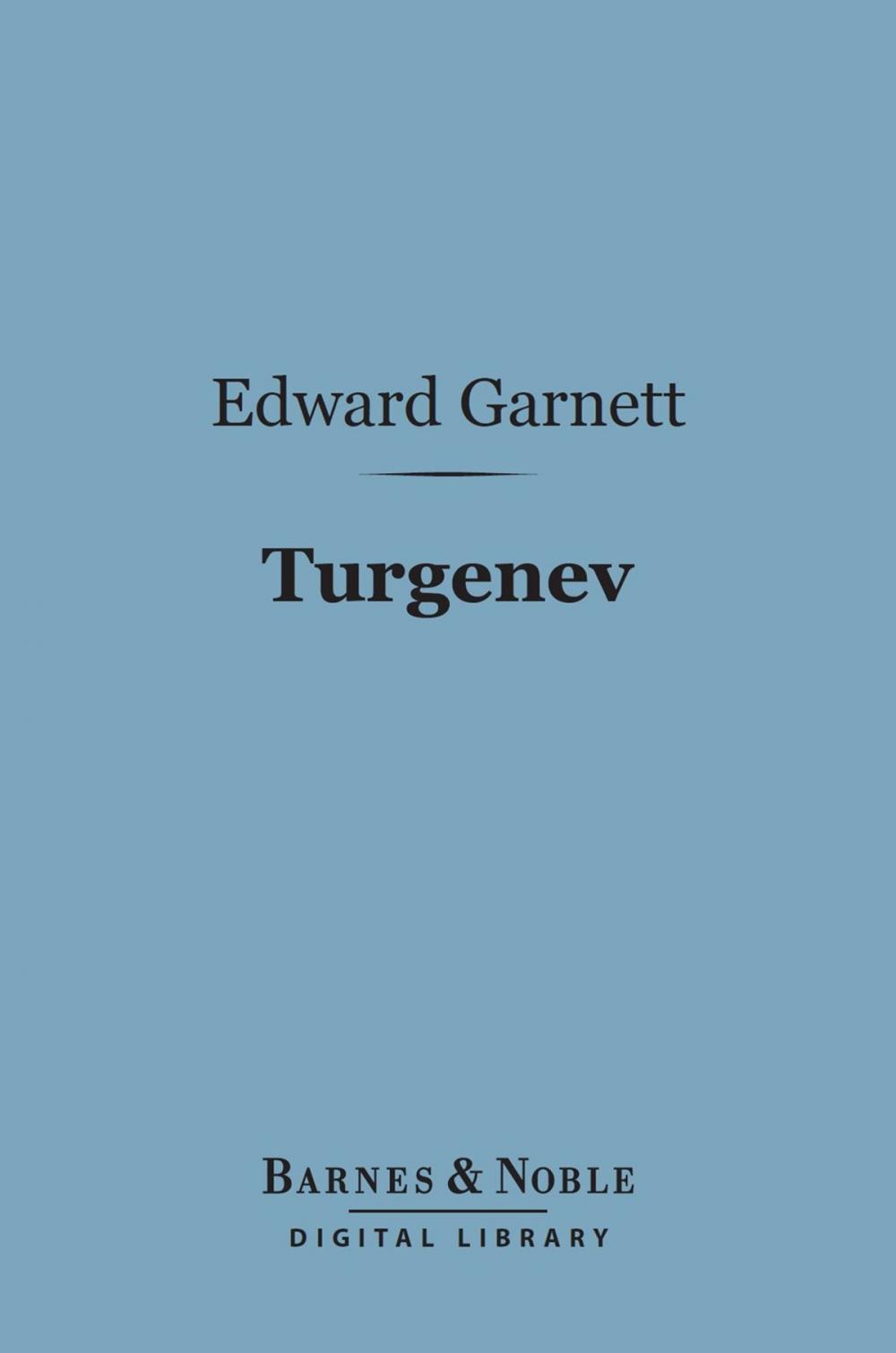 Big bigCover of Turgenev (Barnes & Noble Digital Library)