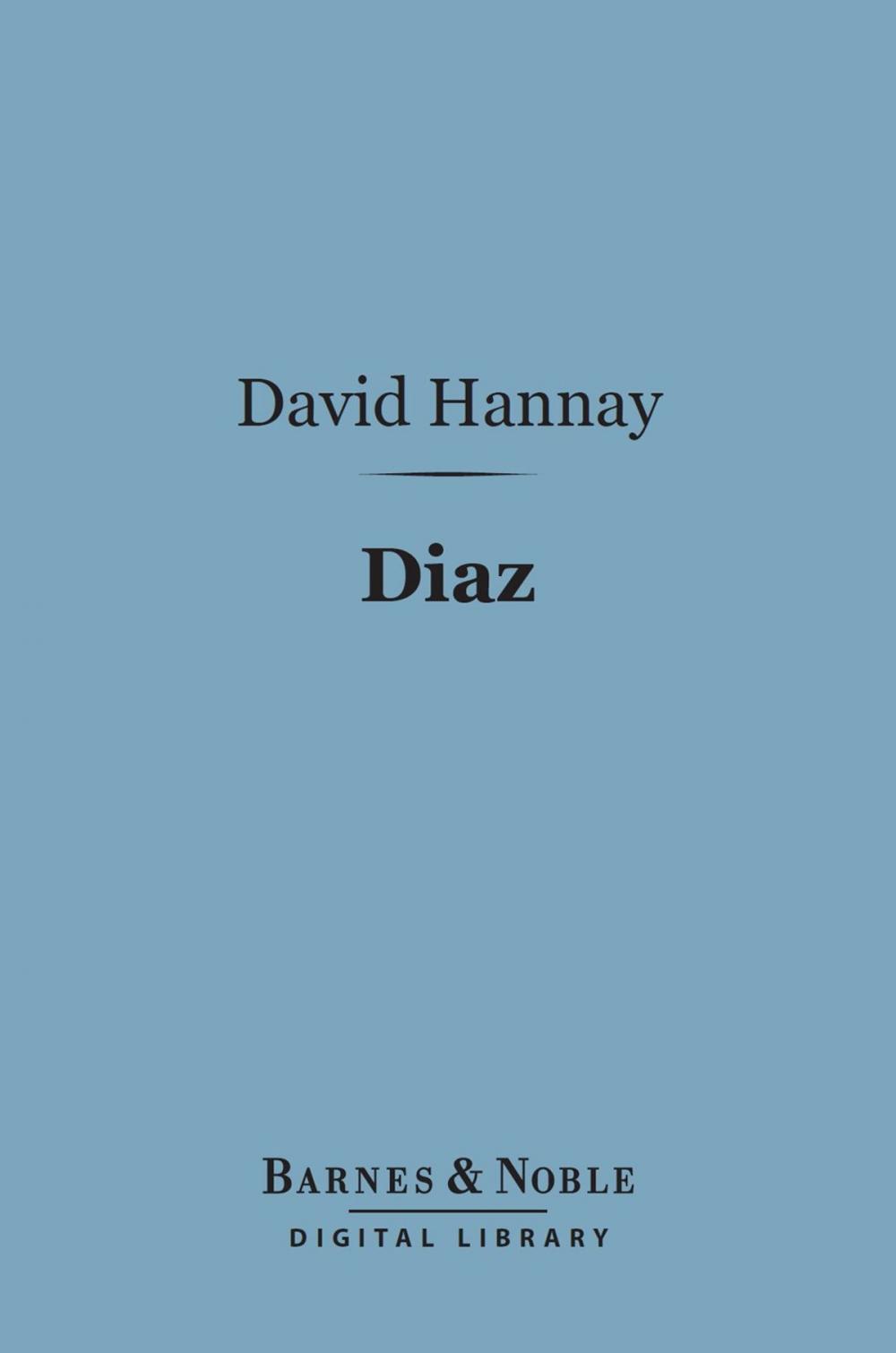 Big bigCover of Diaz (Barnes & Noble Digital Library)