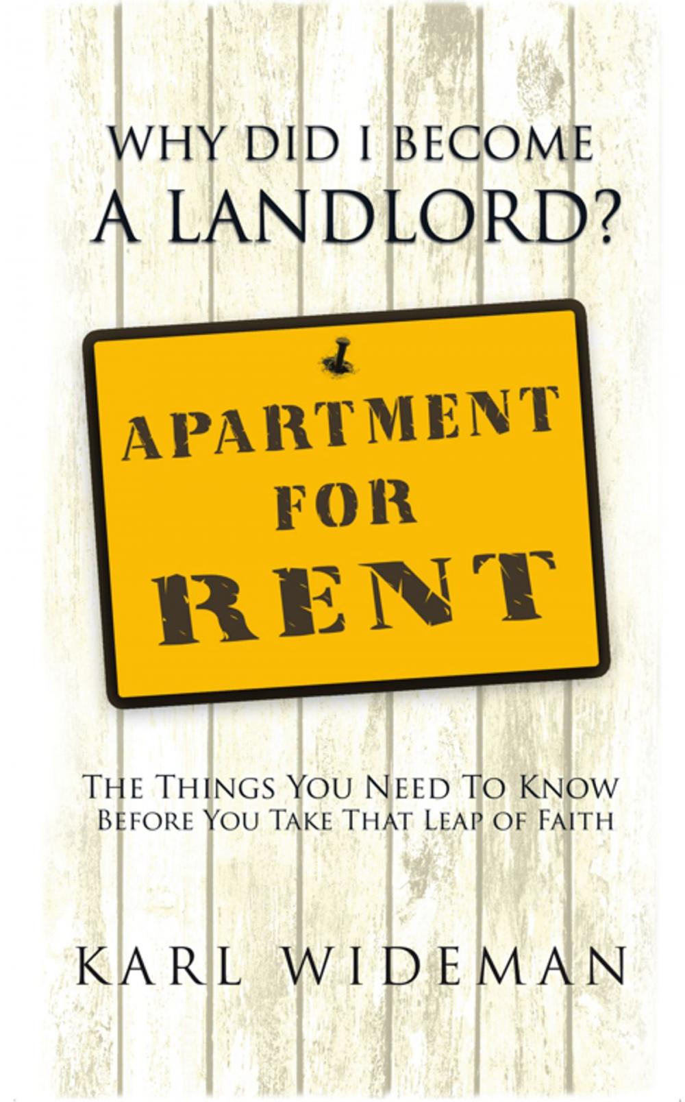 Big bigCover of Why Did I Become a Landlord?