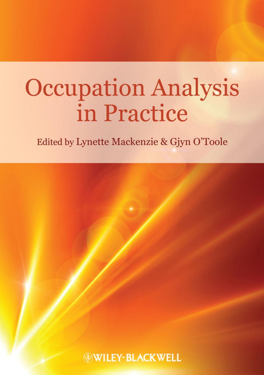 Big bigCover of Occupation Analysis in Practice