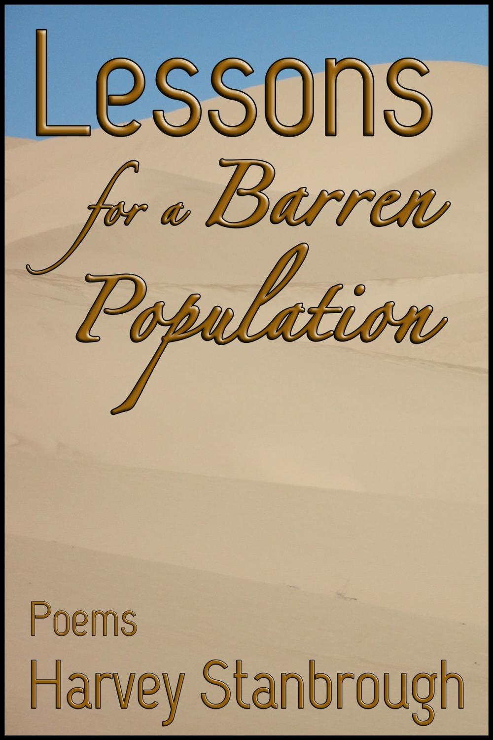 Big bigCover of Lessons for a Barren Population