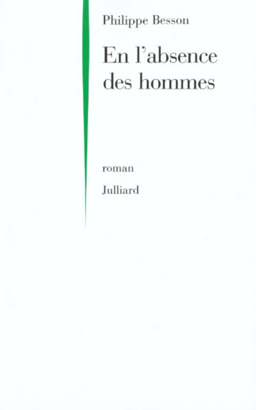 Big bigCover of En l'absence des hommes