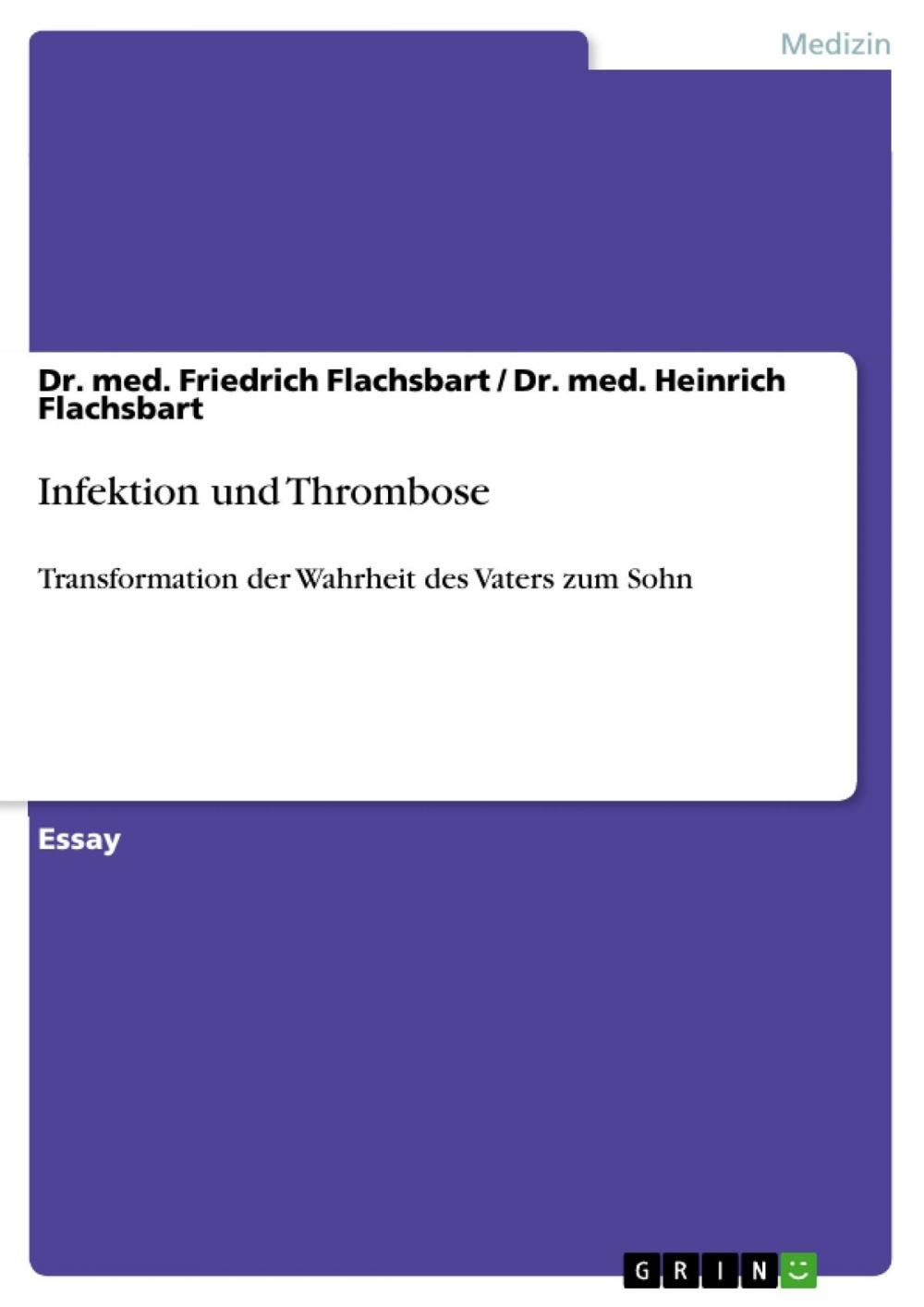 Big bigCover of Infektion und Thrombose