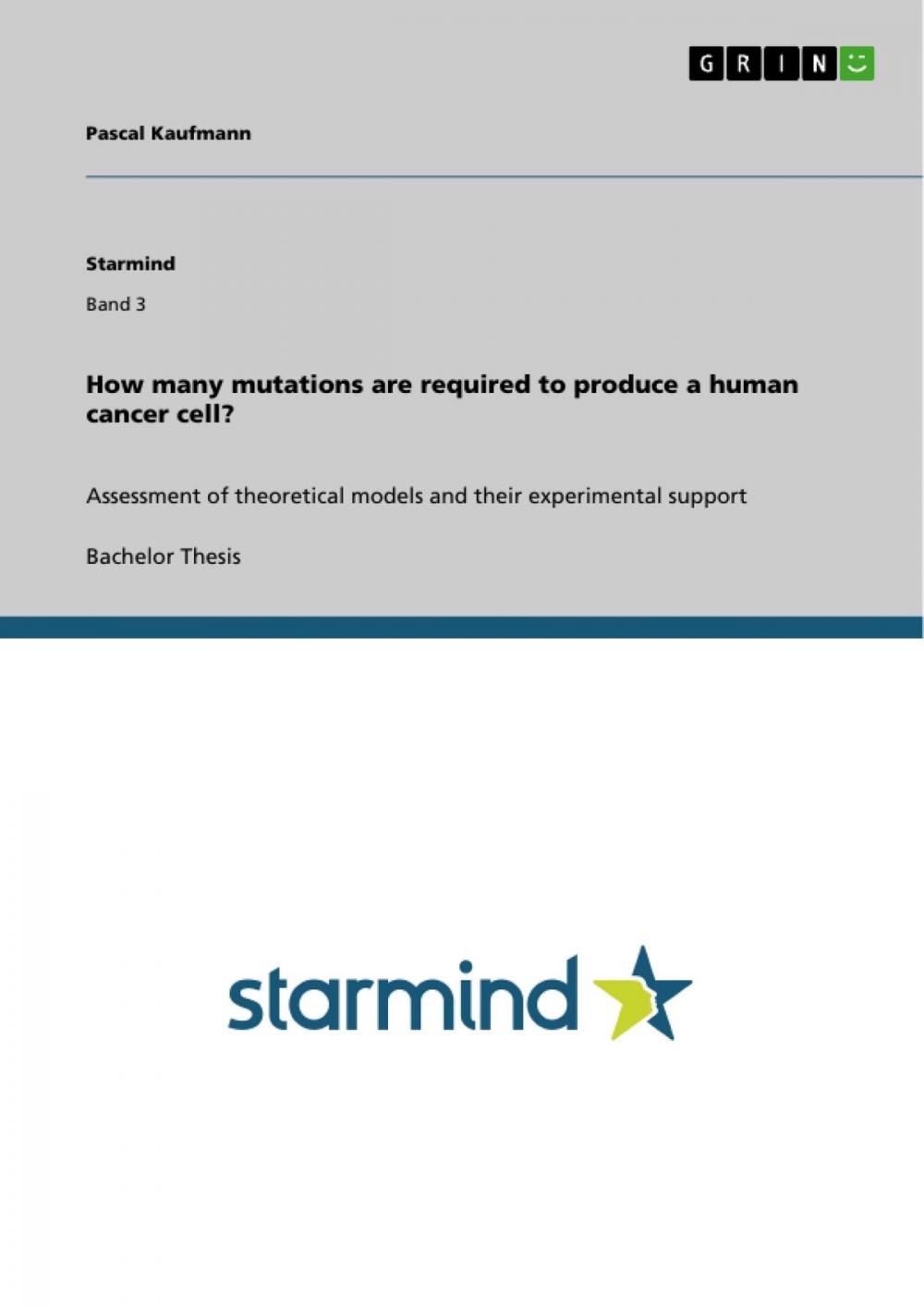 Big bigCover of How many mutations are required to produce a human cancer cell?