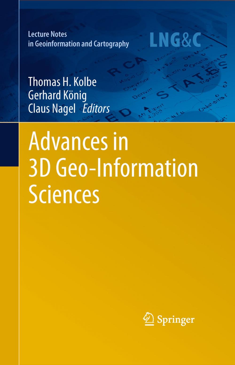 Big bigCover of Advances in 3D Geo-Information Sciences