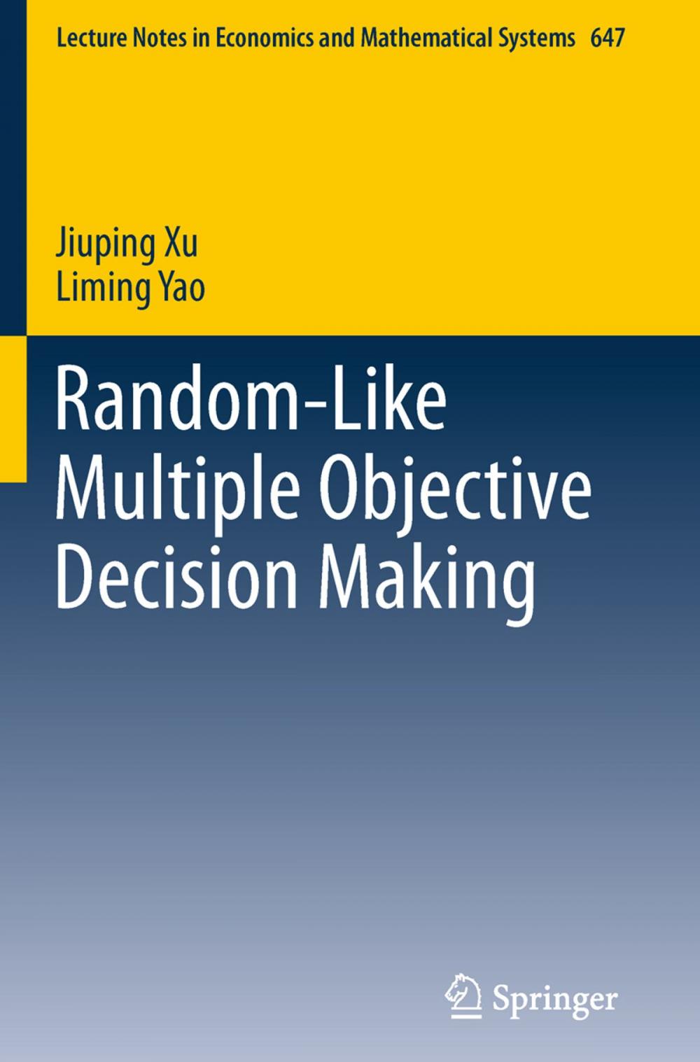 Big bigCover of Random-Like Multiple Objective Decision Making