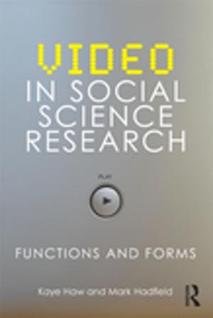 Cover of the book Video in Social Science Research by Robert G. Lord, Karen J. Maher