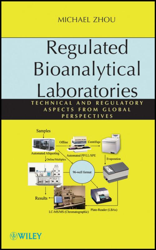 Cover of the book Regulated Bioanalytical Laboratories by Michael Zhou, Wiley