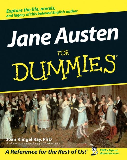 Cover of the book Jane Austen For Dummies by Joan Elizabeth Klingel Ray, Wiley