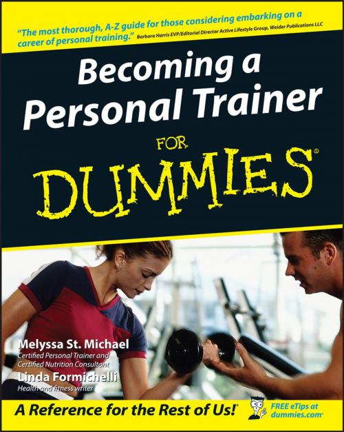 Cover of the book Becoming a Personal Trainer For Dummies by Melyssa St. Michael, Linda Formichelli, Wiley