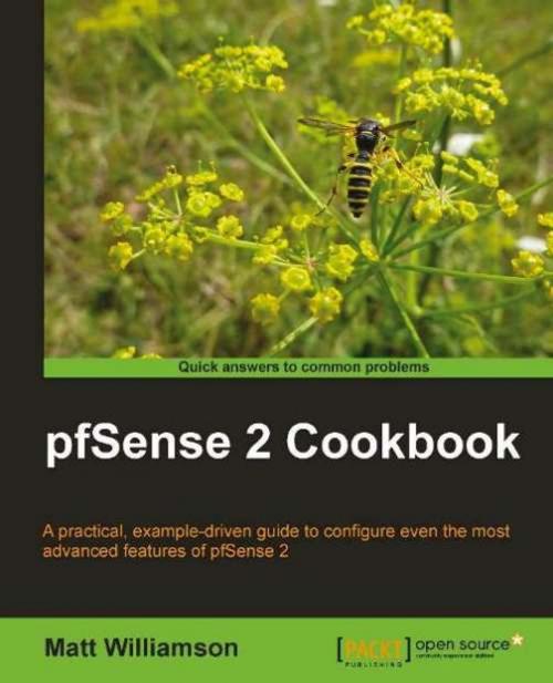 Cover of the book pfSense 2 Cookbook by Matt Williamson, Packt Publishing