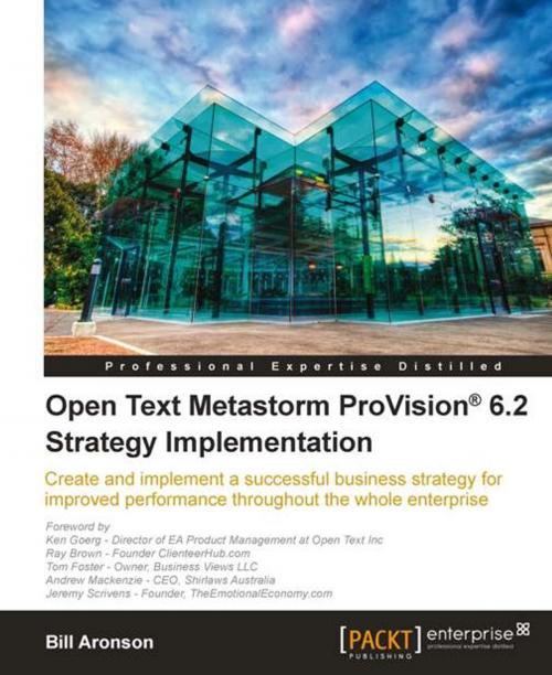 Cover of the book Open Text Metastorm ProVision® 6.2 Strategy Implementation by Bill Aronson, Packt Publishing