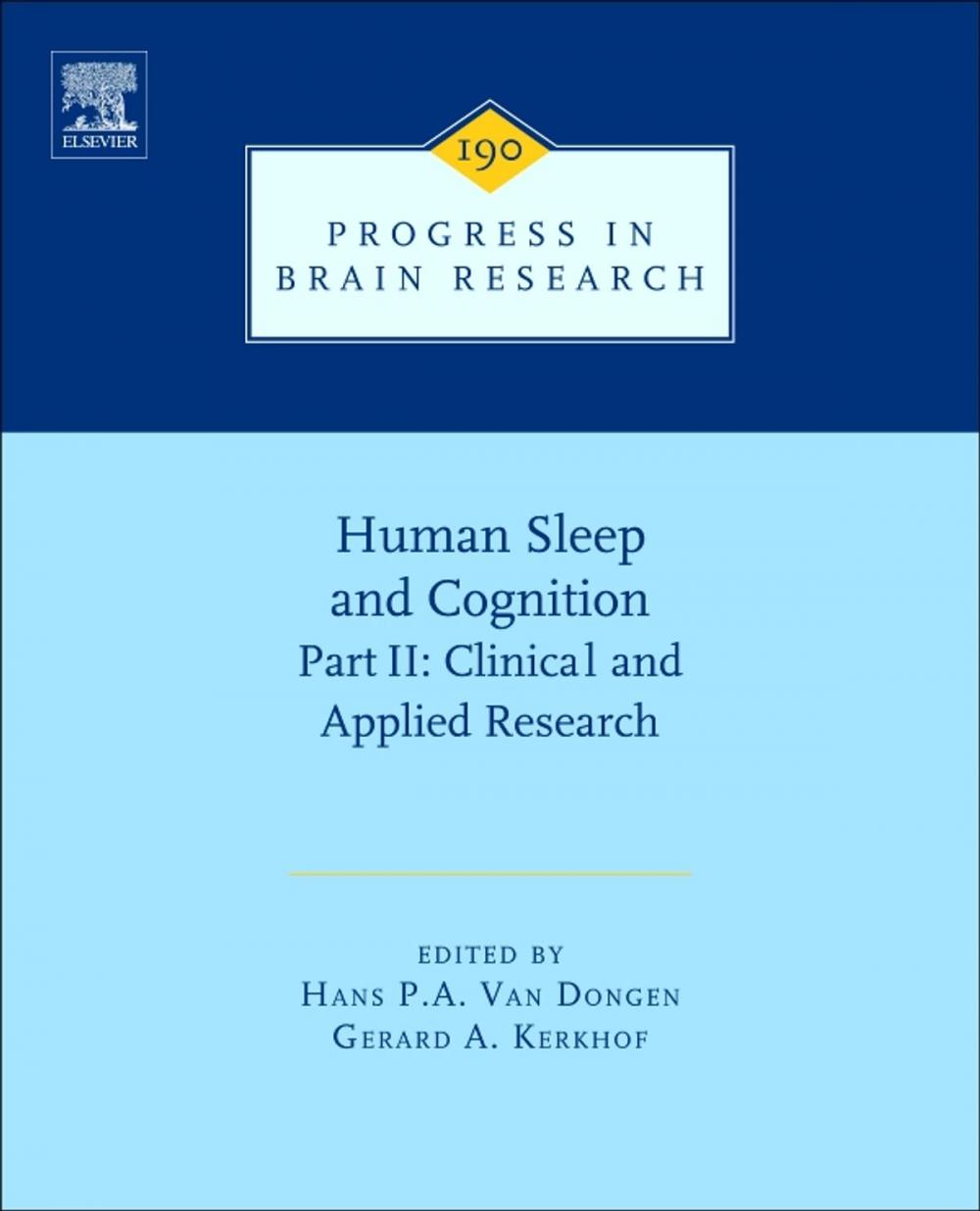 Big bigCover of Human Sleep and Cognition, Part II