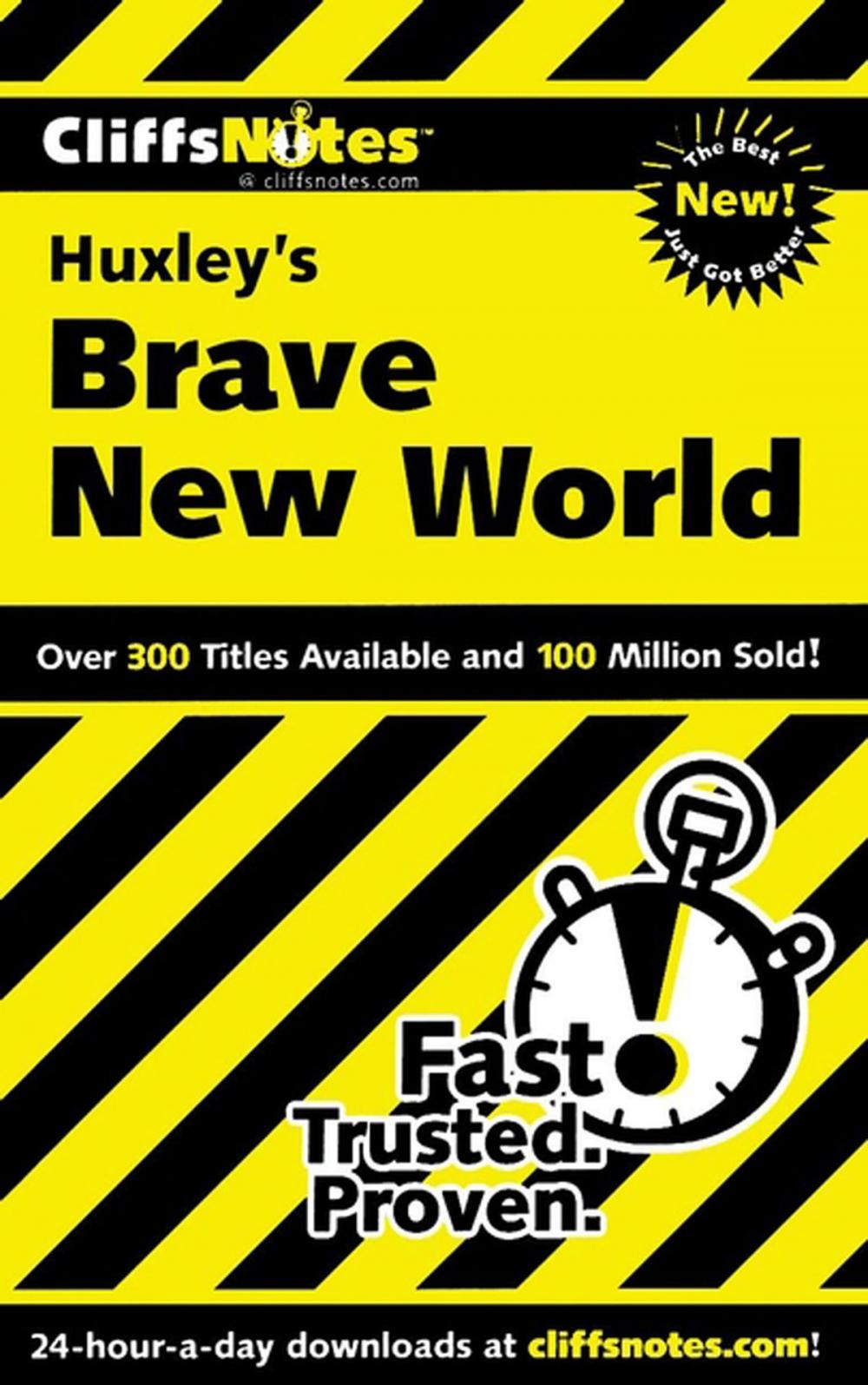 Big bigCover of CliffsNotes on Huxley's Brave New World