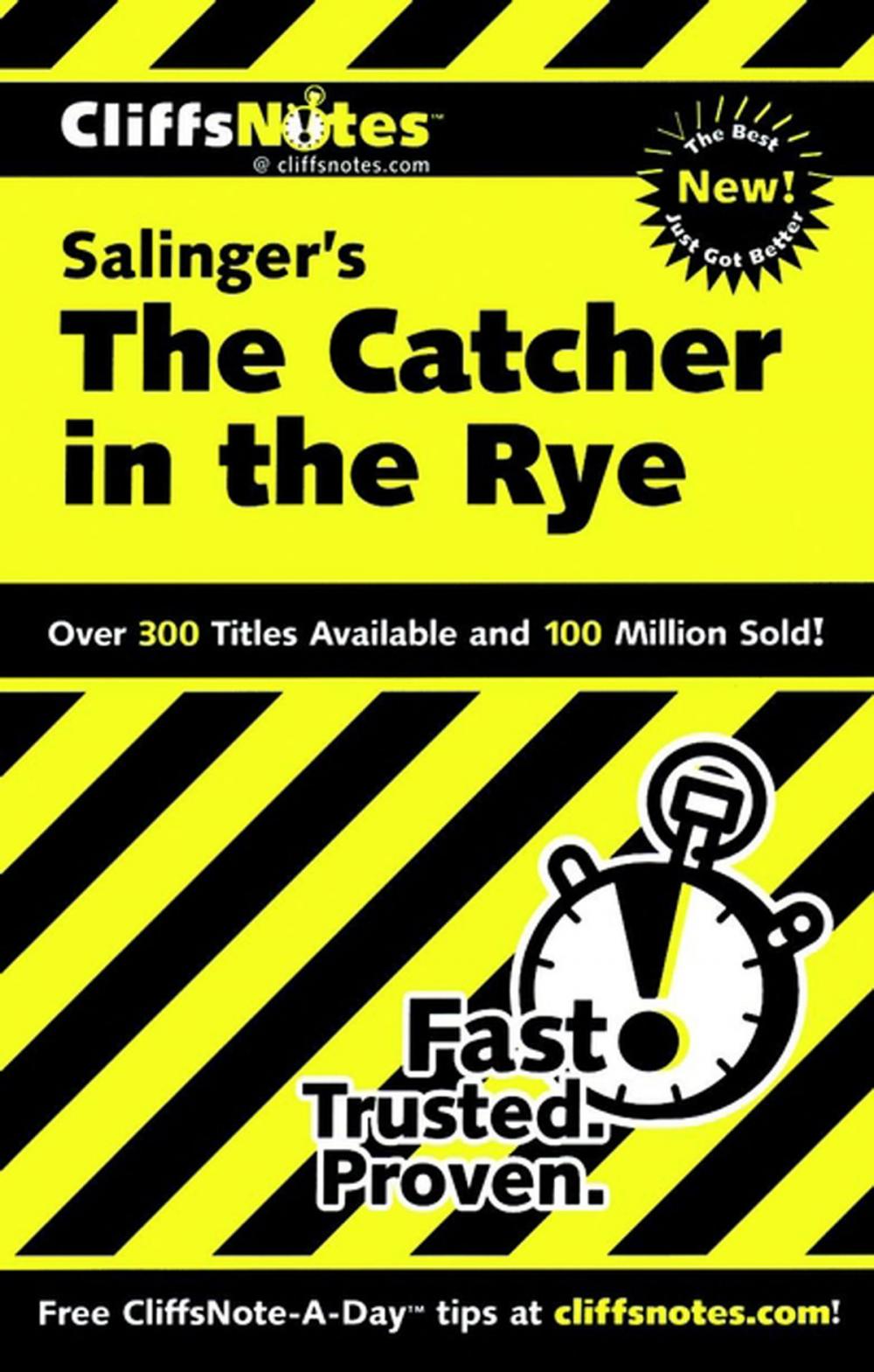 Big bigCover of CliffsNotes on Salinger's The Catcher in the Rye