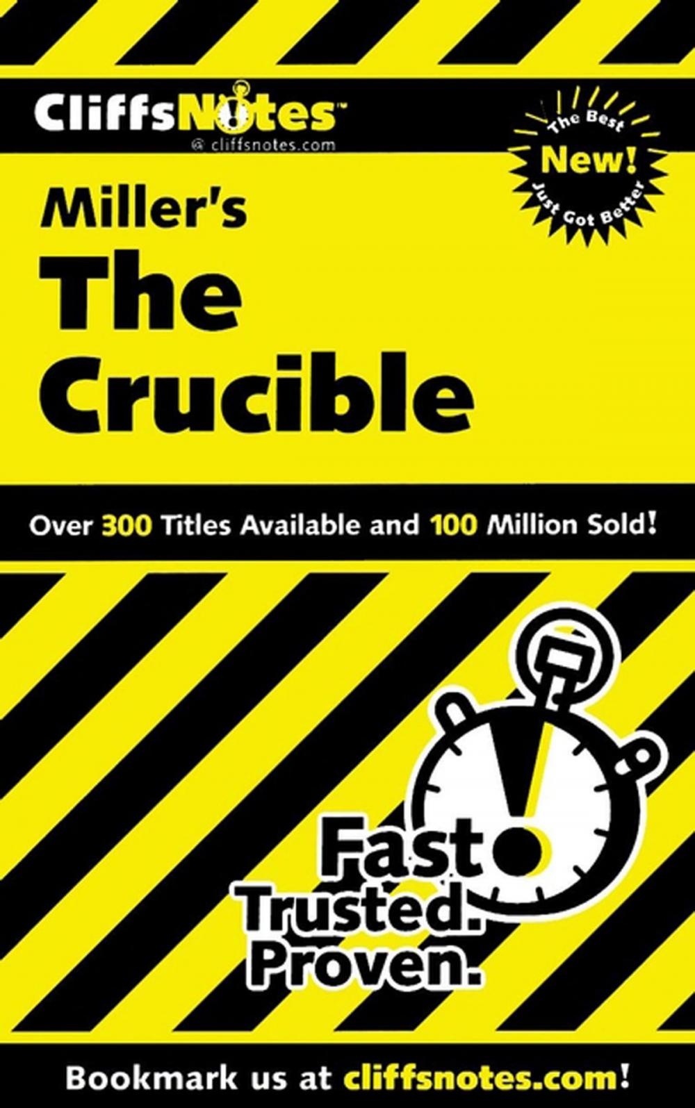 Big bigCover of CliffsNotes on Miller's The Crucible