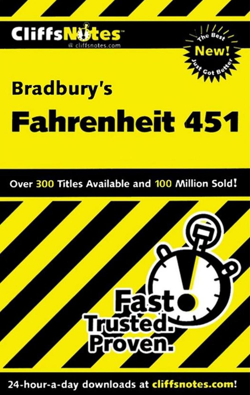 Big bigCover of CliffsNotes on Bradbury's Fahrenheit 451