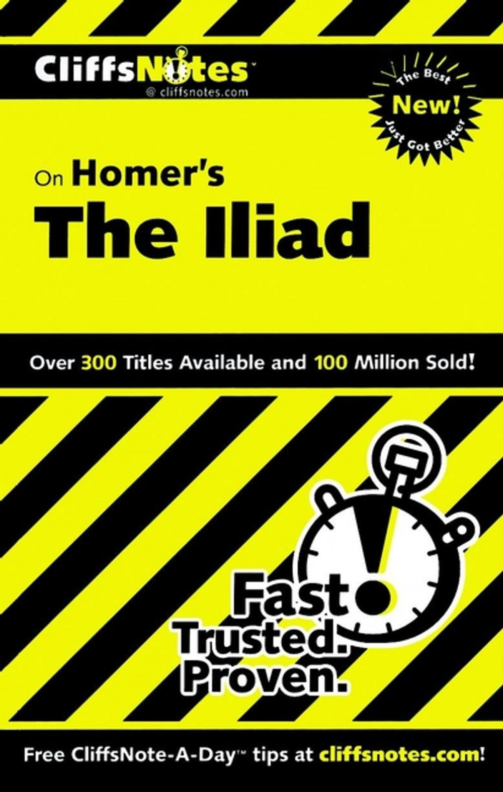 Big bigCover of CliffsNotes on Homer's Iliad