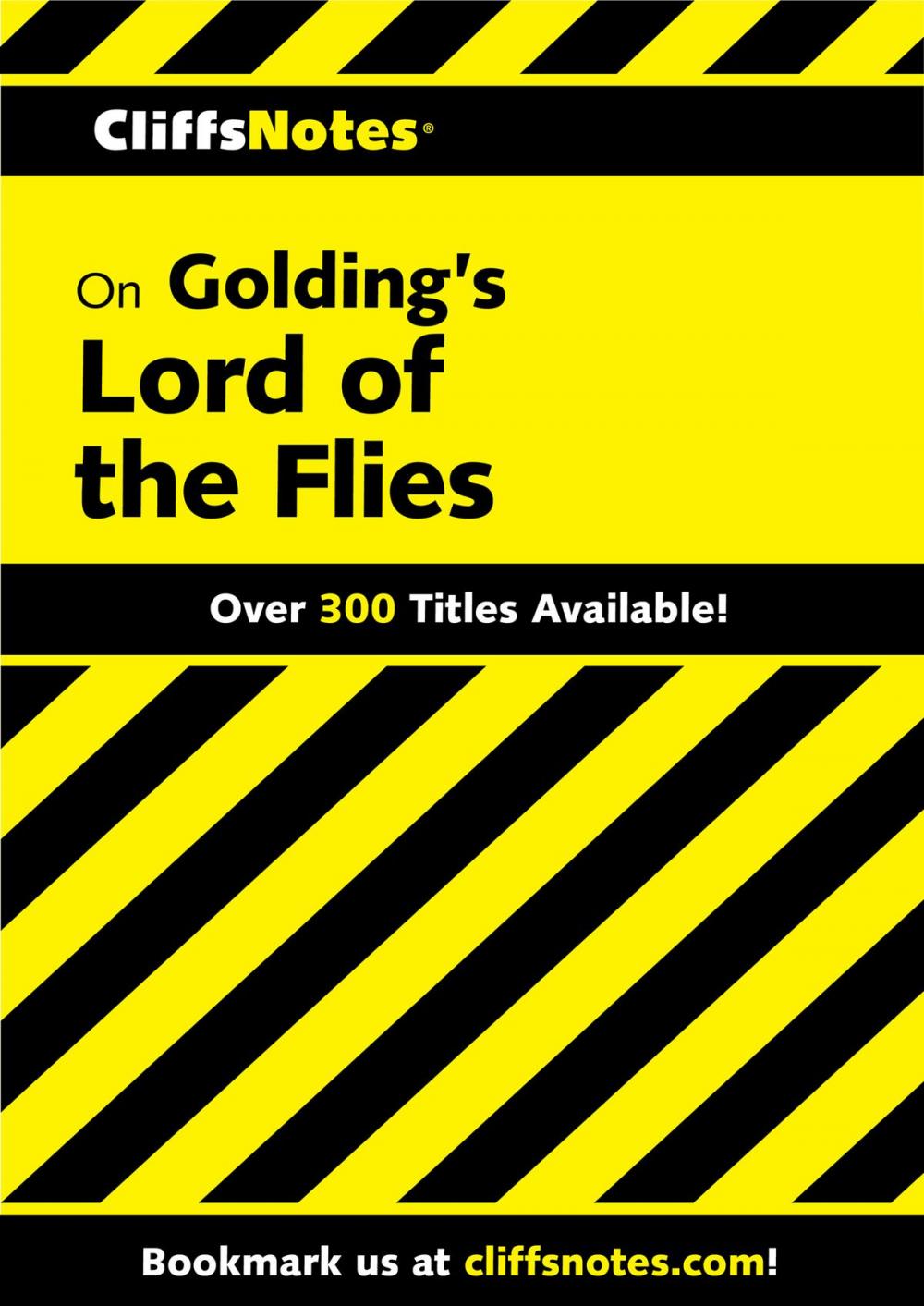 Big bigCover of CliffsNotes on Golding's Lord of the Flies