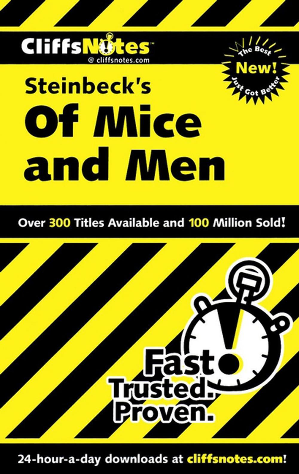 Big bigCover of CliffsNotes on Steinbeck's Of Mice and Men