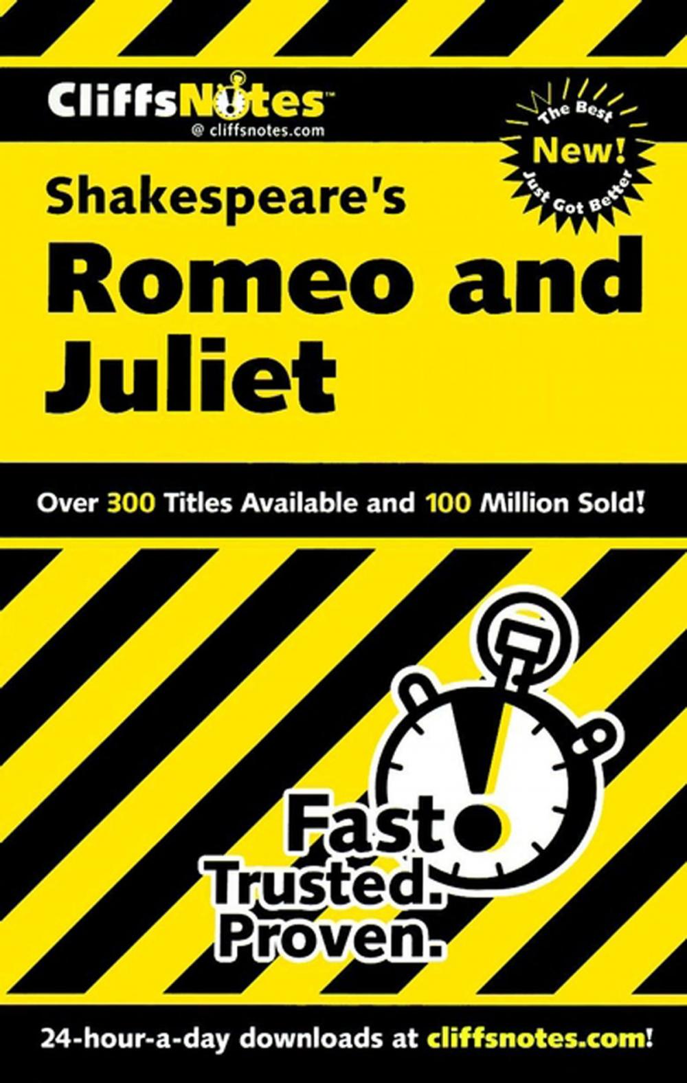 Big bigCover of CliffsNotes on Shakespeare's Romeo and Juliet