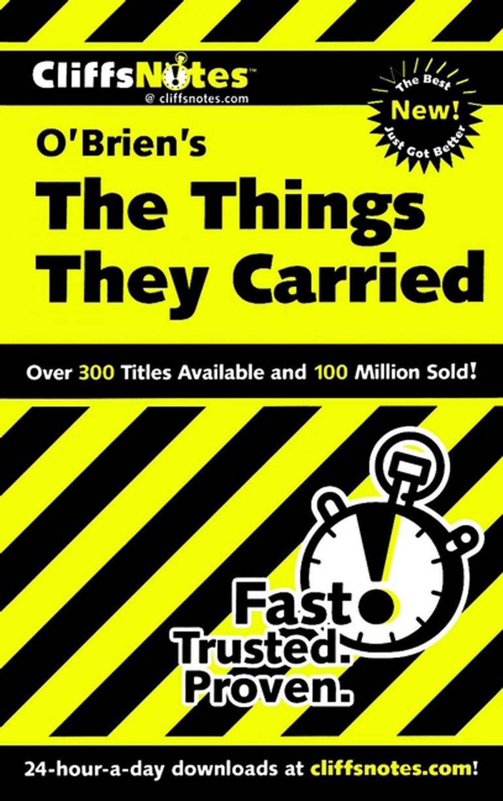 Big bigCover of CliffsNotes on O'Brien's The Things They Carried