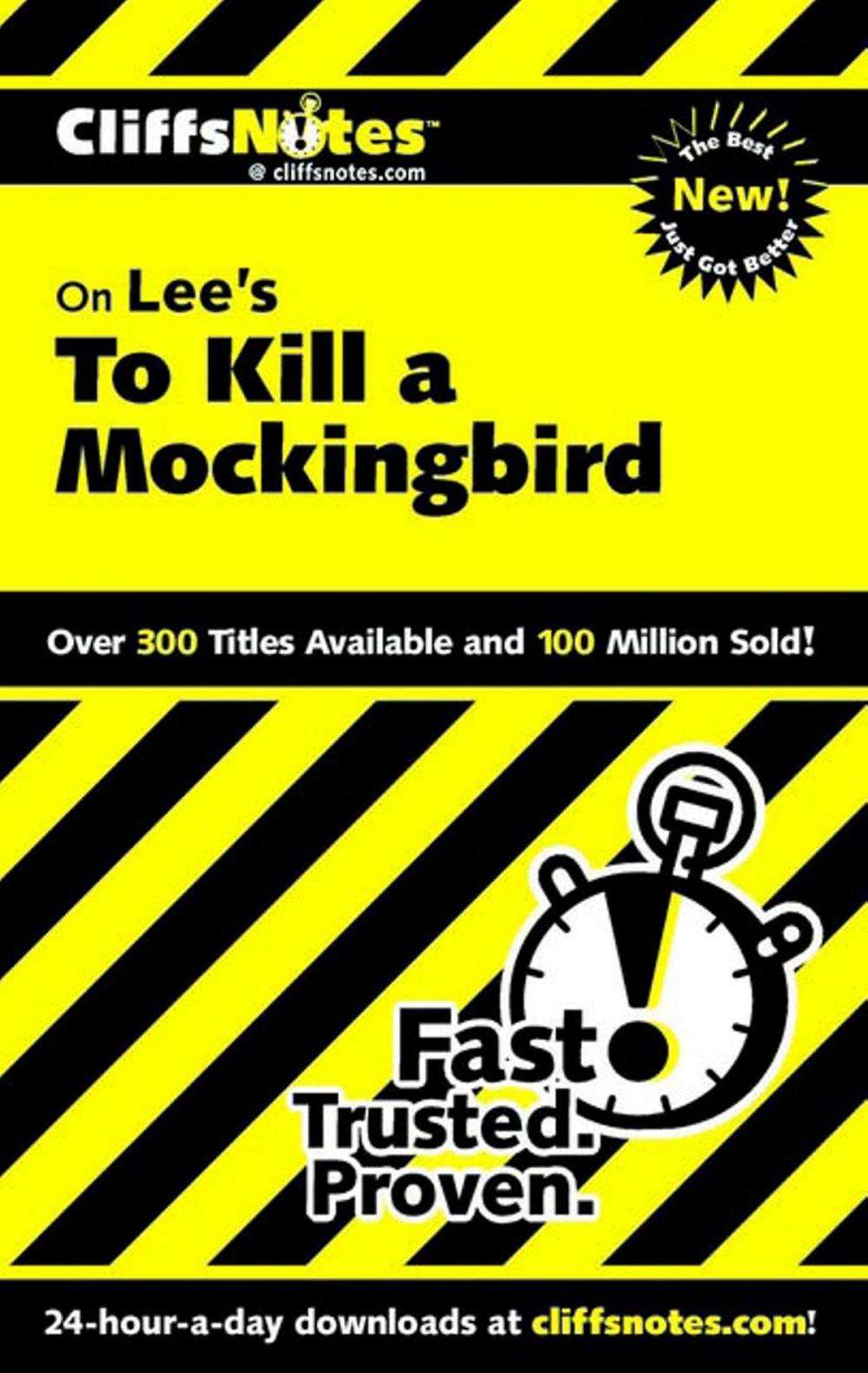 Big bigCover of CliffsNotes on Lee's To Kill a Mockingbird