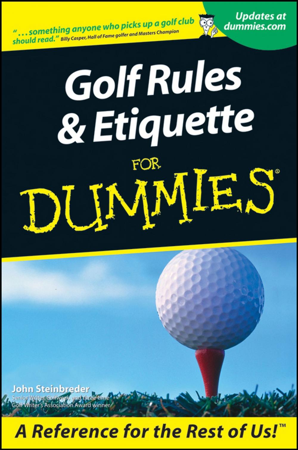 Big bigCover of Golf Rules and Etiquette For Dummies