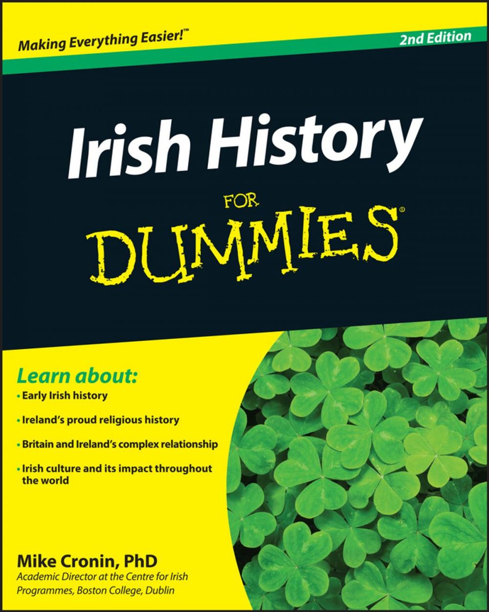 Big bigCover of Irish History For Dummies