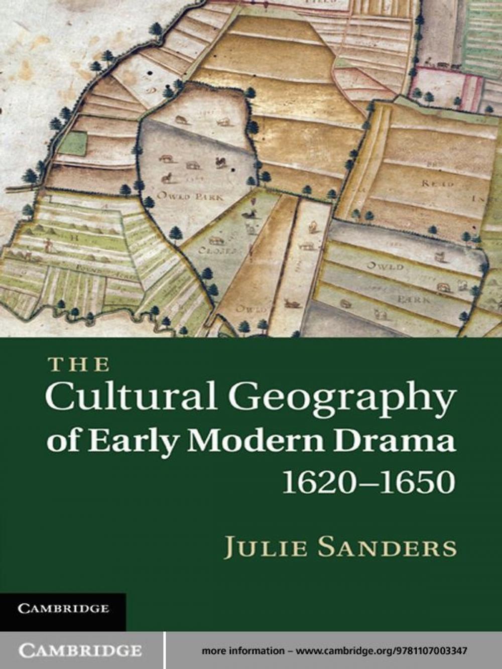 Big bigCover of The Cultural Geography of Early Modern Drama, 1620–1650