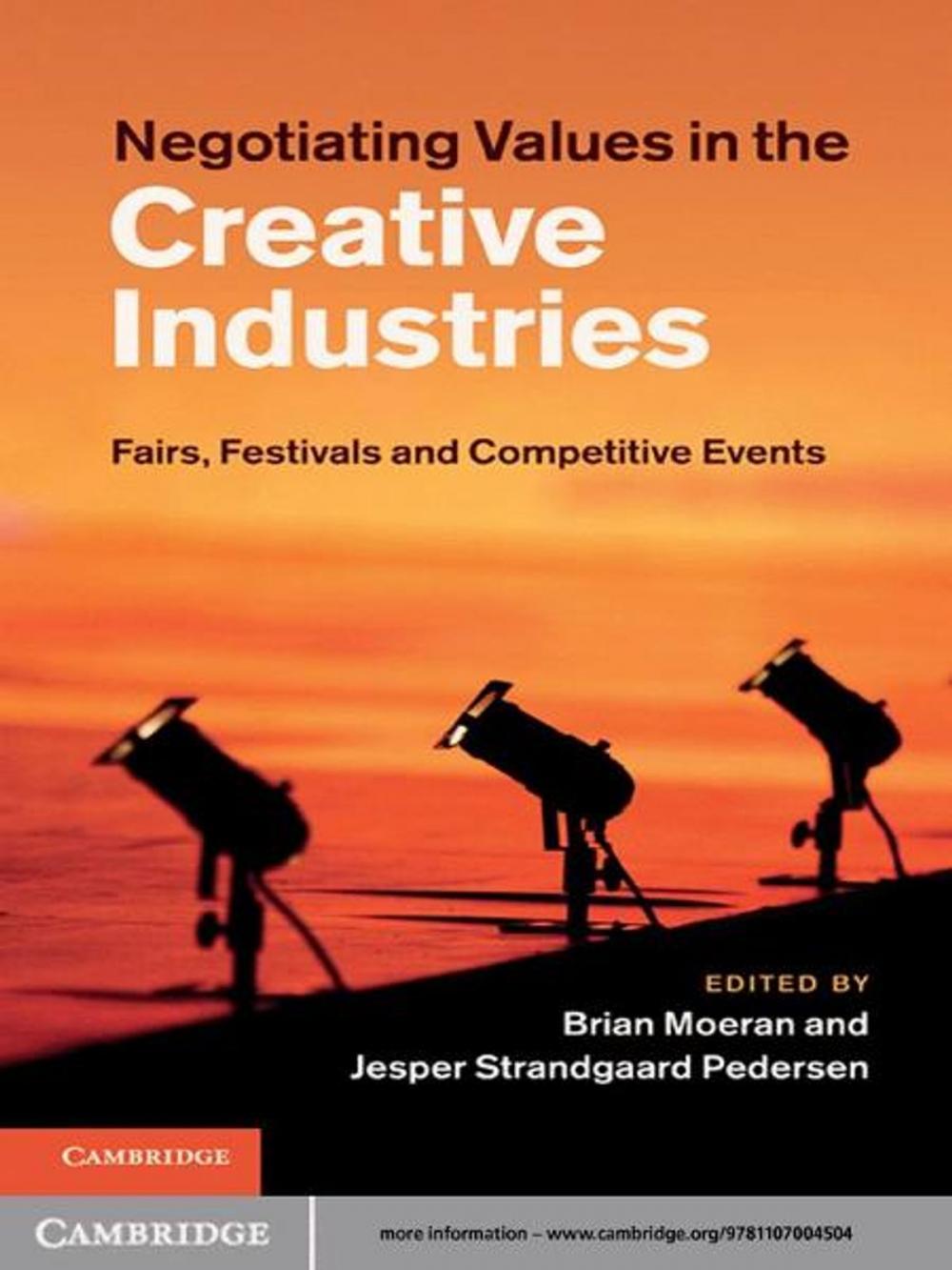 Big bigCover of Negotiating Values in the Creative Industries