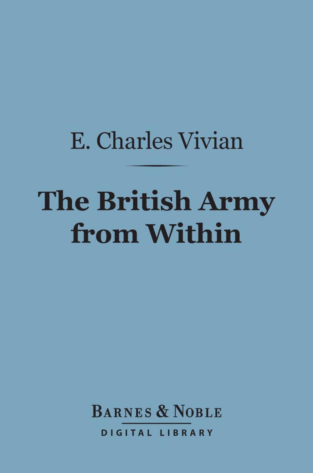 Big bigCover of The British Army from Within (Barnes & Noble Digital Library)