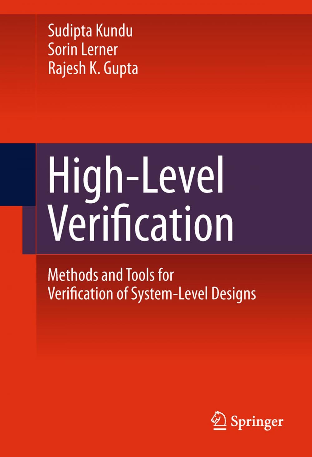 Big bigCover of High-Level Verification