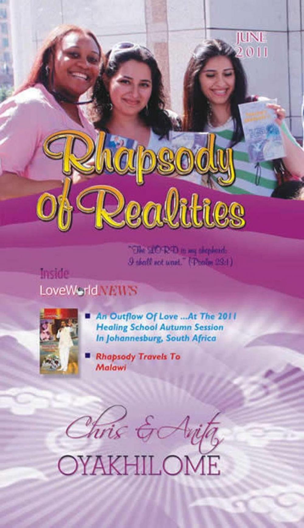 Big bigCover of Rhapsody of Realities June 2011 Edition