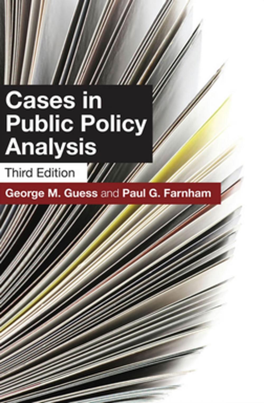 Big bigCover of Cases in Public Policy Analysis