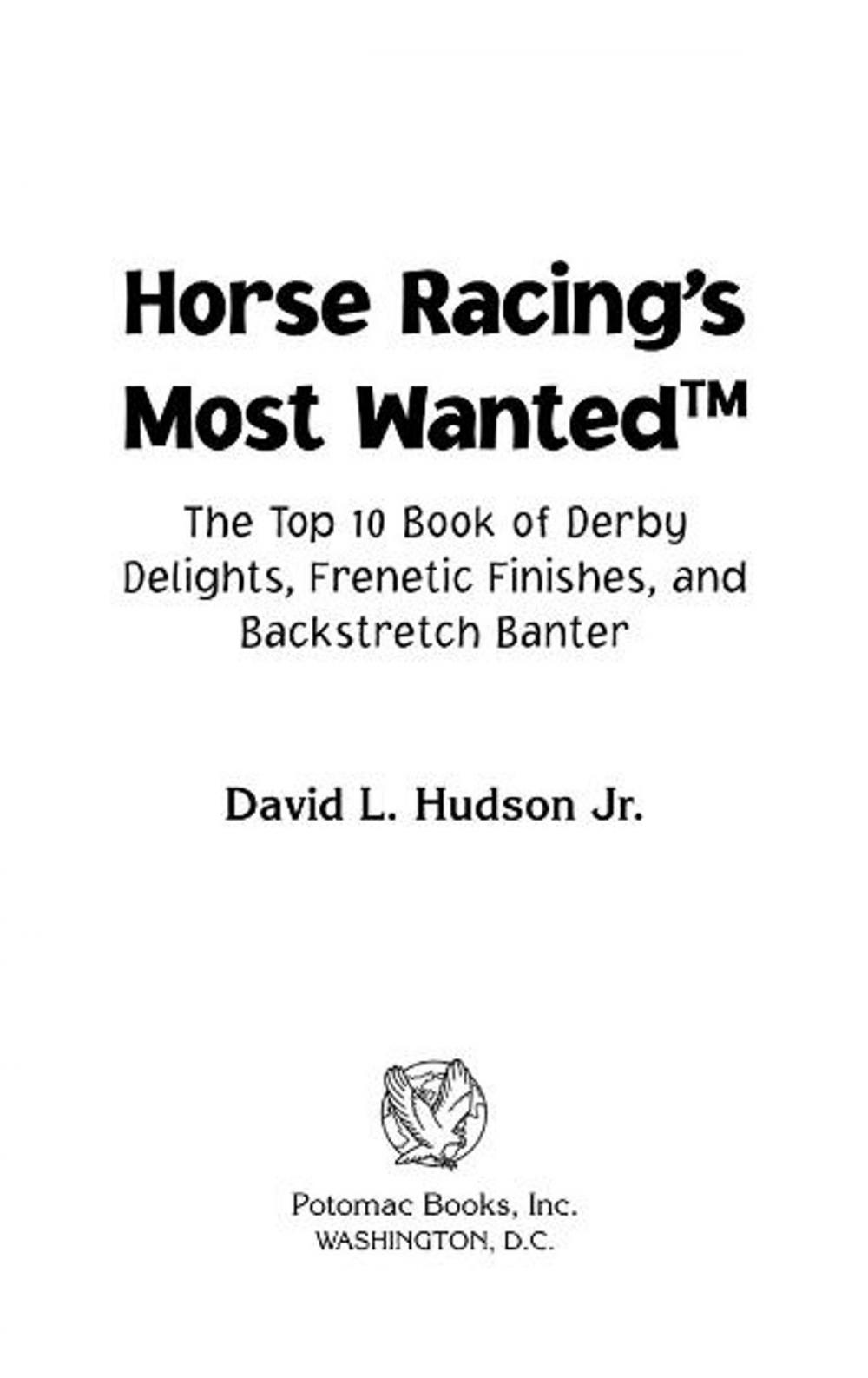 Big bigCover of Horse Racing's Most Wanted™