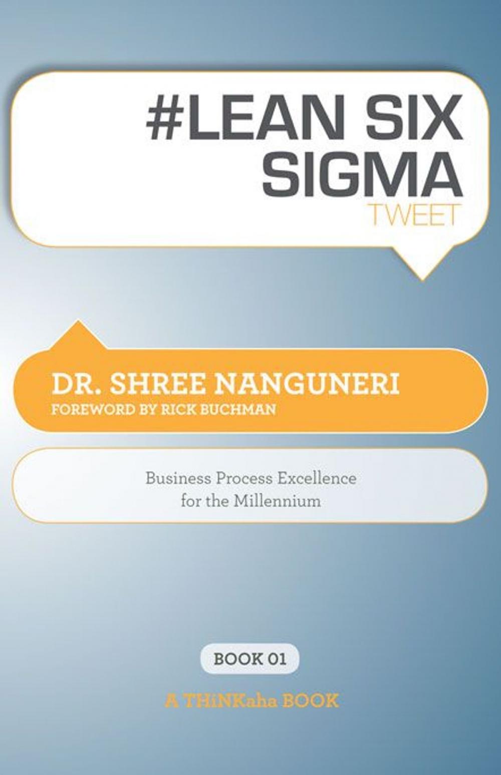 Big bigCover of #LEAN SIX SIGMA tweet Book01