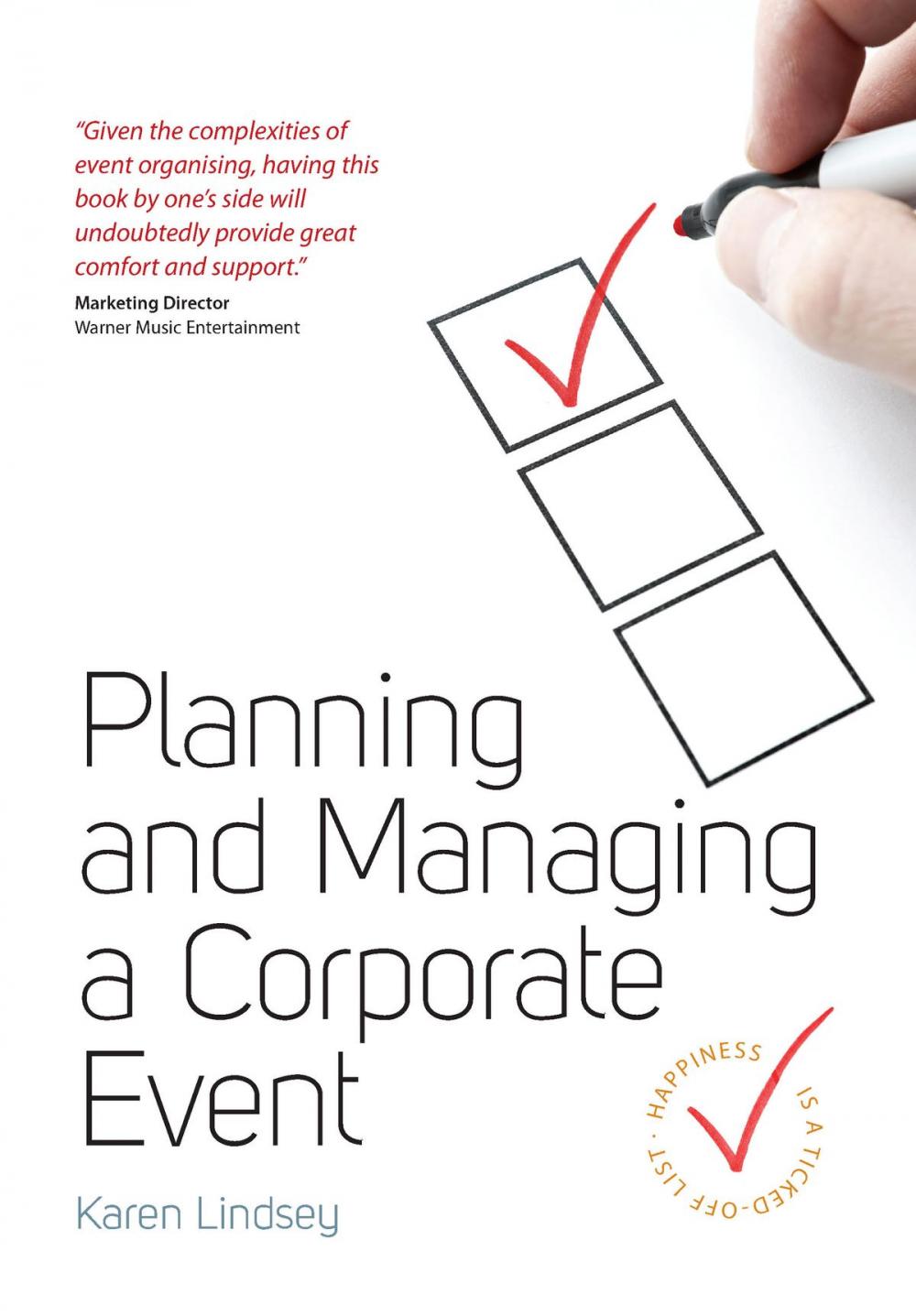 Big bigCover of Planning and Managing a Corporate Event