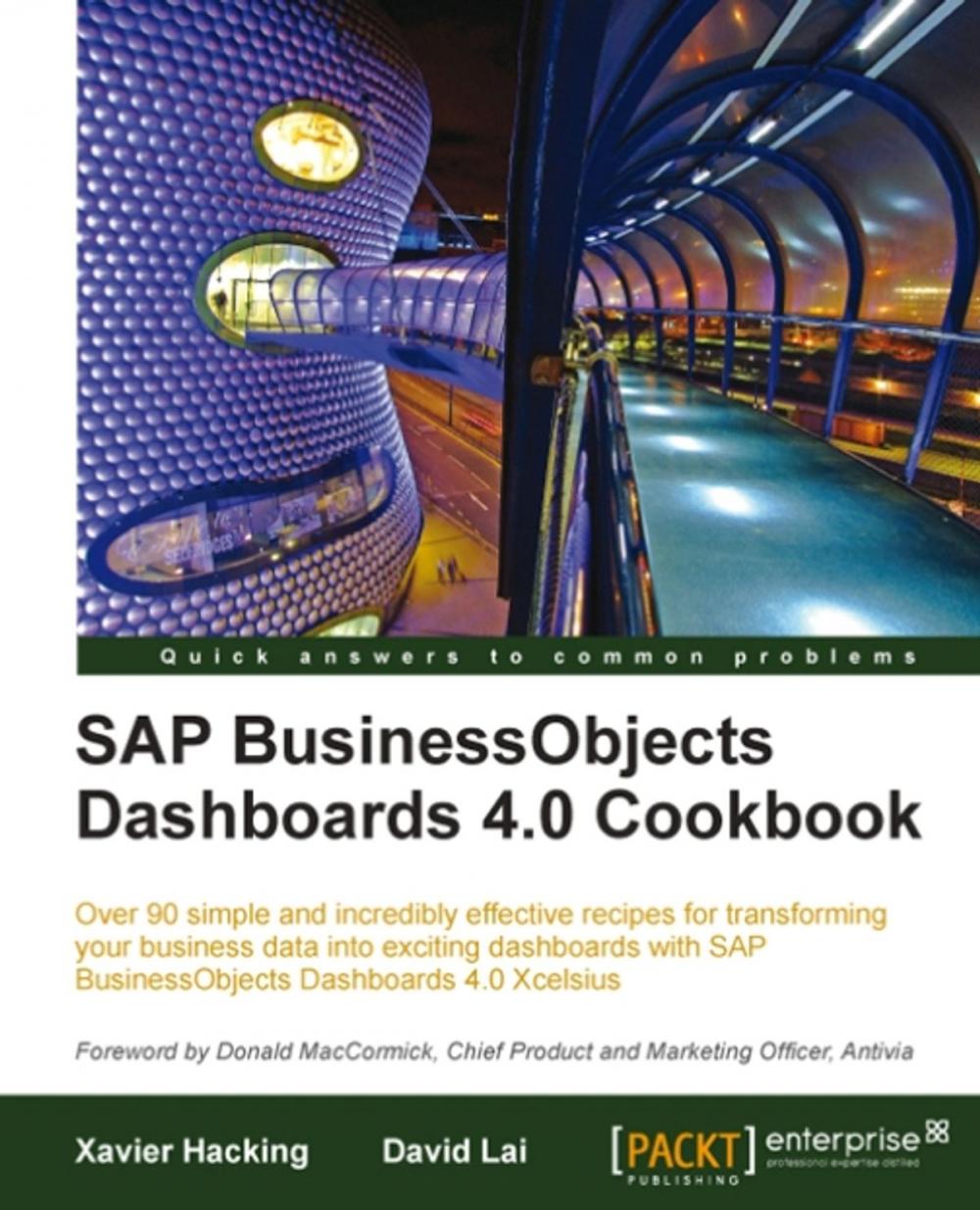 Big bigCover of SAP BusinessObjects Dashboards 4.0 Cookbook