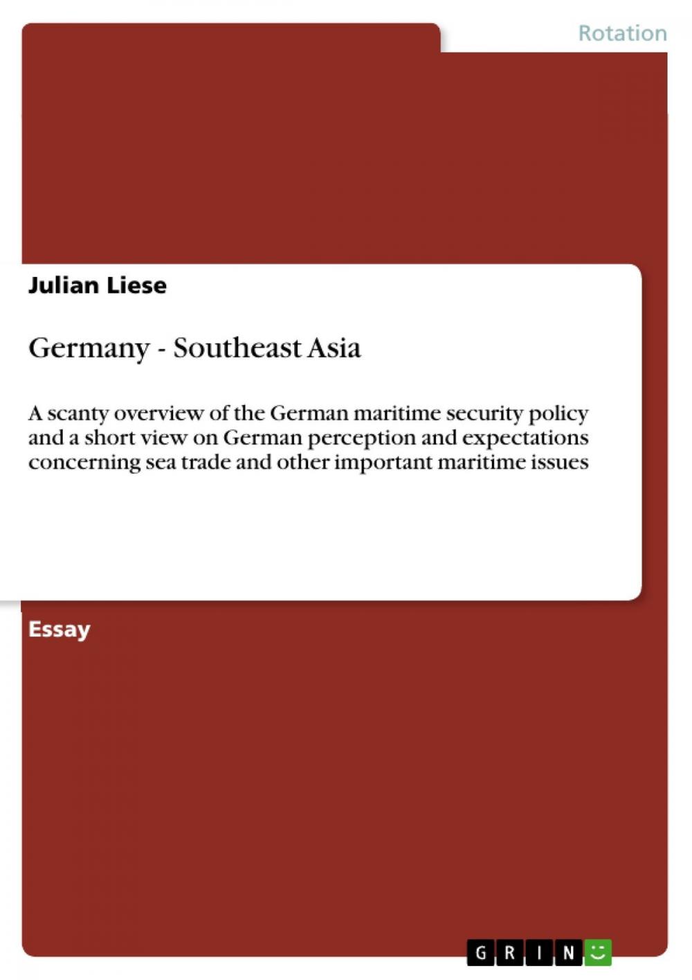Big bigCover of Germany - Southeast Asia