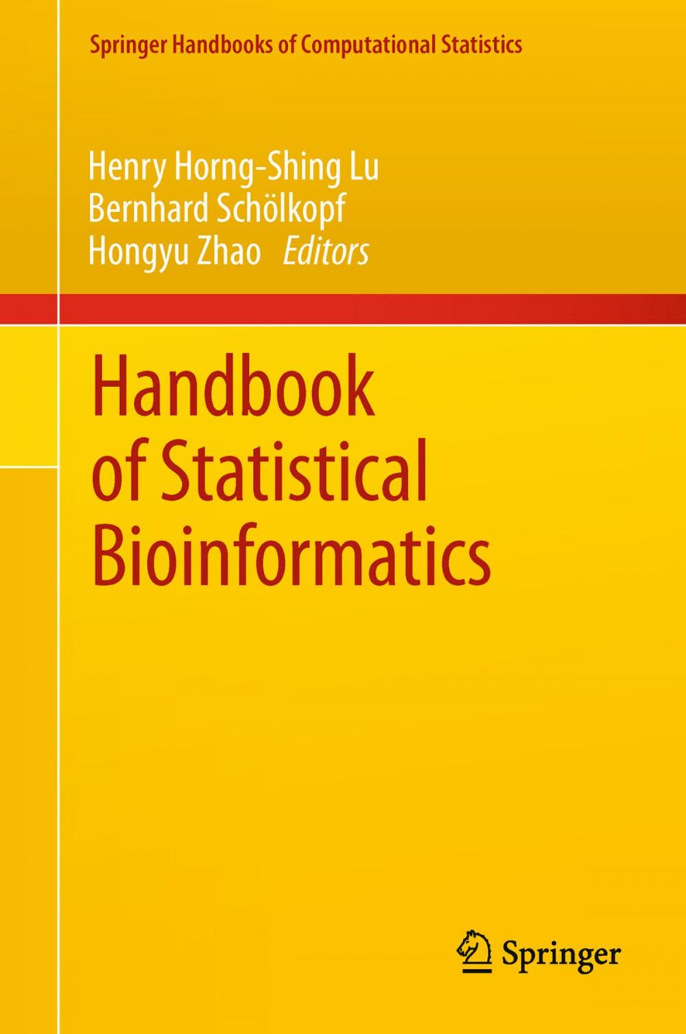 Big bigCover of Handbook of Statistical Bioinformatics