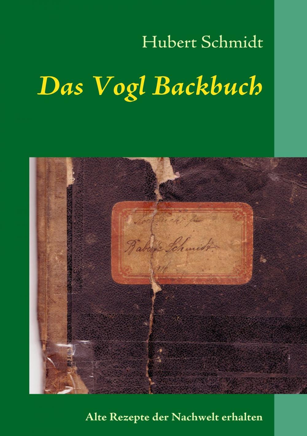 Big bigCover of Das Vogl Backbuch